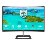 PHILIPS 328E1CA 4K Ultra HD 31.5" Curved LED Monitor - Black