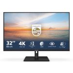 Philips 1000 series 32E1N1800LA/00 computer monitor 80 cm (31.5") 3840 x 2160 pixels 4K Ultra HD LCD Black