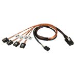 Lindy Internal SATA & SAS cable SATA cable 1 m Black
