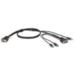 Lindy KVM system cable Combo Series 2m PS/2 & USB
