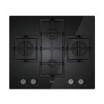 Hoover H-HOB 300 GAS HVG6DK3B Black Built-in 59.5 cm 4 zone(s)