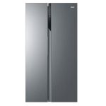 Haier HSR3918ENPG side-by-side refrigerator Freestanding 528 L E Silver