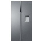 Haier SBS 90 Serie 3 HSR3918EWPG side-by-side refrigerator Freestanding 521 L E Silver