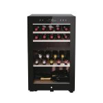 Haier Wine Bank 50 Serie 7 HWS42GDAU1 Compressor wine cooler Freestanding Black 42 bottle(s)