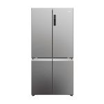Haier HCR5919ENMP side-by-side refrigerator Freestanding 528 L E Platinum, Stainless steel