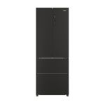 Haier HFR5719ENPB side-by-side refrigerator Freestanding 446 L E Black
