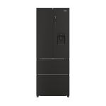 Haier HFR5719EWPB side-by-side refrigerator Freestanding 444 L E Black