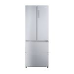 Haier HFR5719ENMG(UK) side-by-side refrigerator Freestanding 446 L E Platinum, Stainless steel