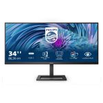 Philips E Line 346E2LAE/00 LED display 86.4 cm (34") 3440 x 1440 pixels Wide Quad HD LCD Black