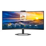 Philips 5000 series 34E1C5600HE/00 LED display 86.4 cm (34") 3440 x 1440 pixels 4K Ultra HD Black