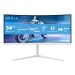 Philips 34M2C5501A/00 computer monitor 86.4 cm (34") 3440 x 1440 pixels Wide Quad HD LCD White
