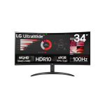 LG 34WR50QK-B computer monitor 86.4 cm (34") 3440 x 1440 pixels Wide Quad HD Black