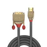 Lindy 1m HDMI to DVI Cable, Gold Line