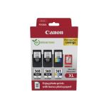 ""Canon Tinte PG-560XL/CL-561XL 3712C012 3er Multipack (2xBK/Color) inkl. Fotopapier""