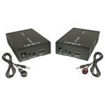 Lindy 38126 AV extender AV transmitter & receiver Black