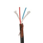 Cablenet 2 Core 24AWG Flexible Microphone XLR Cable Black 500m Reel