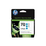 HP 3ED77A/712 Ink cartridge cyan multi pack 29ml Pack=3 for HP DesignJet T 200