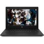 HP Chromebook 11 G9 Intel® Celeron® N4500 29.5 cm (11.6") Touchscreen HD 4 GB LPDDR4x-SDRAM 32 GB eMMC Wi-Fi 6 (802.11ax) ChromeOS Black