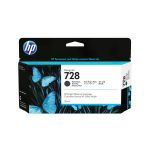 HP 3WX25A/728 Ink cartridge black matt 130ml for HP DesignJet T 830