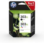 HP 3YN10AE 303XL High Yield Original Ink Cartridges Black