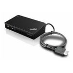 Lenovo 40A40090EU notebook dock/port replicator Wired USB 3.2 Gen 1 (3.1 Gen 1) Type-A Black