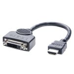 Lindy HDMI/DVI-D adapt.cable 0,2mM/F