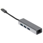Maplin USB-C Multiport Hub 3x USB-A 1x Gigabit RJ45 V3.0