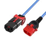 Cablenet 42-5110 power cable Black, Blue, Red 1 m IEC C14 IEC C13
