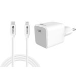 Sandberg USB-C AC Charger 20W +Lightning 1M