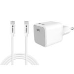 Sandberg USB-C 20W Charger+USB-C>C 1M