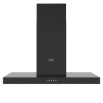 Belling 444411662 cooker hood Wall-mounted Black 580 m³/h