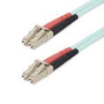 StarTech.com 20m (65ft) LC/UPC to LC/UPC OM4 Multimode Fiber Optic Cable, 50/125Âµm LOMMF/VCSEL Zipcord Fiber, 100G Networks, Low Insertion Loss, LSZH Fiber Patch Cord