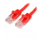 StarTech.com Cat5e patch cable with snagless RJ45 connectors ï¿½ï¿½ 30 ft, red