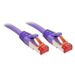 Lindy Rj45/Rj45 Cat6 2m networking cable Violet S/FTP (S-STP)
