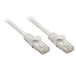 Lindy RJ-45/RJ-45 Cat6 5m networking cable Grey U/UTP (UTP)