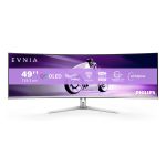 Philips Evnia 8000 49M2C8900L/00 computer monitor 124.2 cm (48.9") 5120 x 1440 pixels Dual QHD QD-OLED White