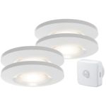 4lite WiZ Connected 2700K-6500K IP65 Smart LED Fire-Rated Downlight with PIR Sensor - White, Pack of