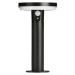 4lite Antheia IP54 Die-Cast Aluminum LED Solar Garden Spike Light with Built in PIR Motion Sensor - Black - Single