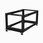StarTech.com 8U Open Frame Rack - 4 Post - Adjustable Depth