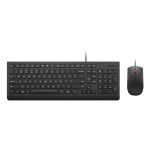 Lenovo 4X31R64409 keyboard Mouse included Universal USB Danish Black