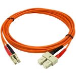 StarTech.com Fiber Optic Cable - Multimode Duplex 50/125 - LSZH - LC/SC - 2 m