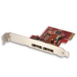 Lindy 2-Port PCIe eSATA 3 Card interface cards/adapter