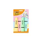 BIC Tank Highlighters Pastel Assorted Pack of 4