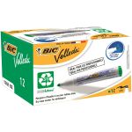 BIC Velleda 1701 Whiteboard Marker Bullet Tip 1.5mm Line Green Pack of 12