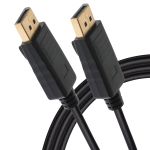 Maplin DisplayPort to Displayport Cable 4K Ultra HD 1m Black