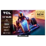 TCL C74 Series 55C745K TV 139.7 cm (55") 4K Ultra HD Smart TV Wi-Fi Black