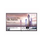 LG UH5F Digital signage flat panel 139.7 cm (55") IPS 4K Ultra HD Black Built-in processor Web OS