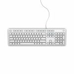 DELL KB216 keyboard USB QWERTY US International White