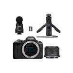 Canon EOS R50 APS-C Mirrorless Camera inc RF-S 18-45mm Lens Creator Kit - Black