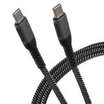 Maplin USB-C to USB-C Cable - Black, 1m